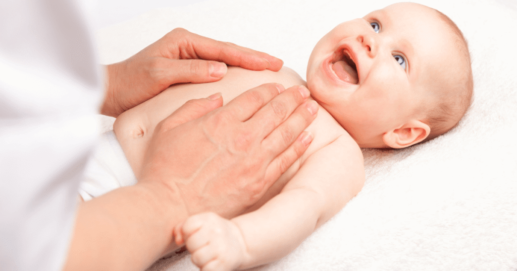 Bowen Therapy on baby